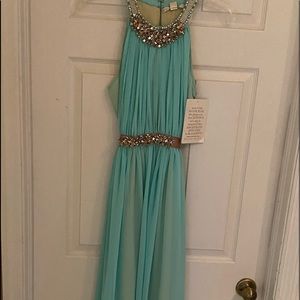 Boston Proper beaded Goddess maxi dress with original tag